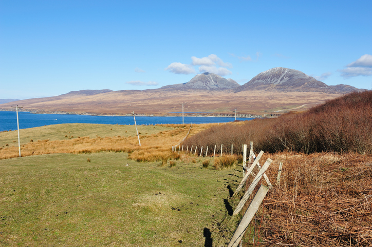 Paps of Jura mountains on the isle of Jura, Scotland